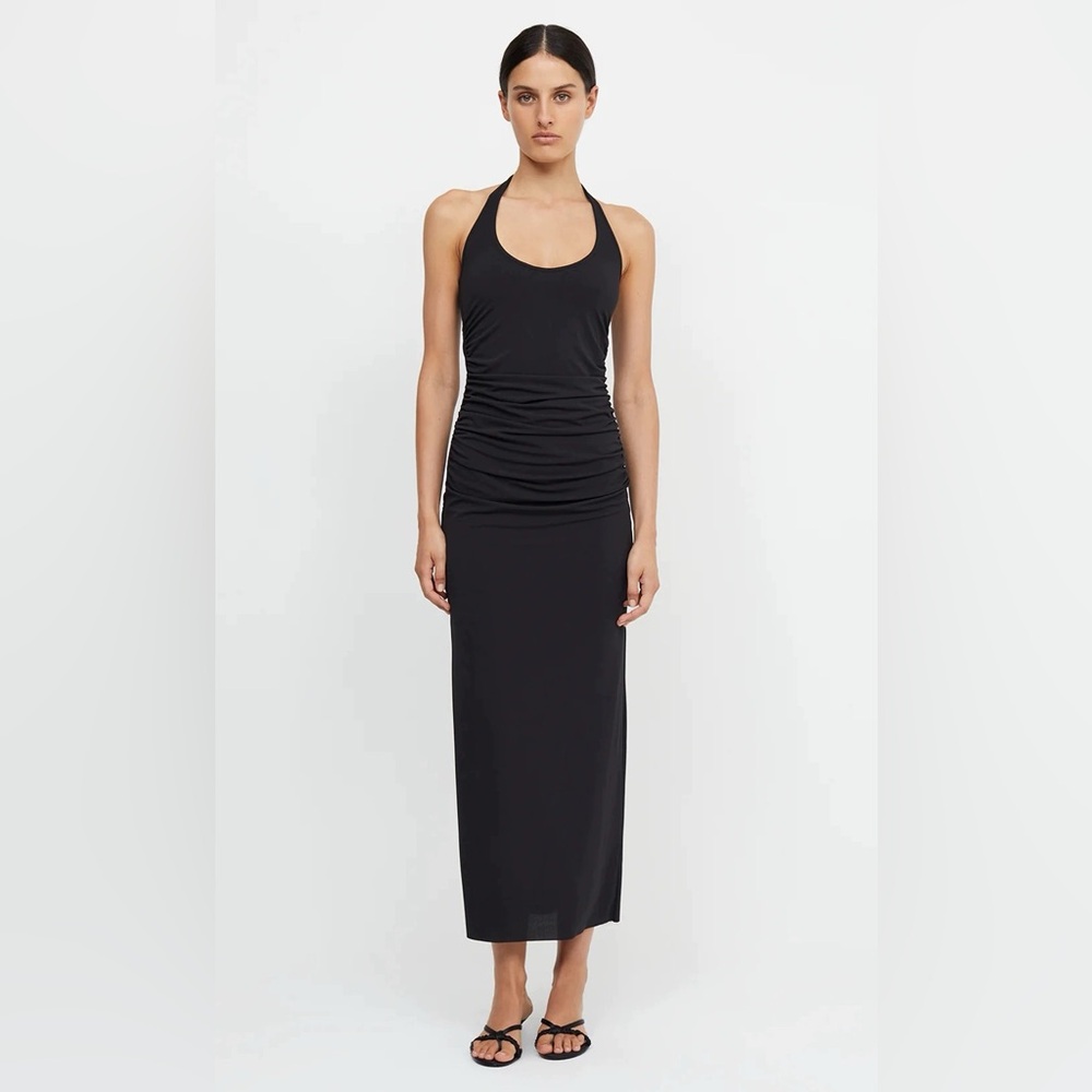 BEC + BRIDGE MYLA HALTER MAXI DRESS Size US 4